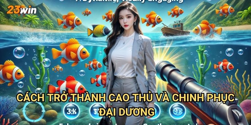Bắn cá vương giả 23win có đẳng cấp và tính năng gì cao cấp? 3 Cách trở thành cao thủ và chinh phục đại dương?