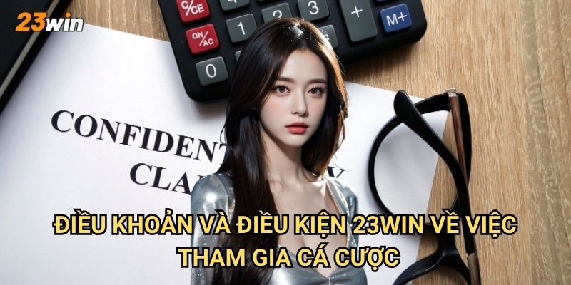 Điều khoản và điều kiện 23win về việc tham gia cá cược?