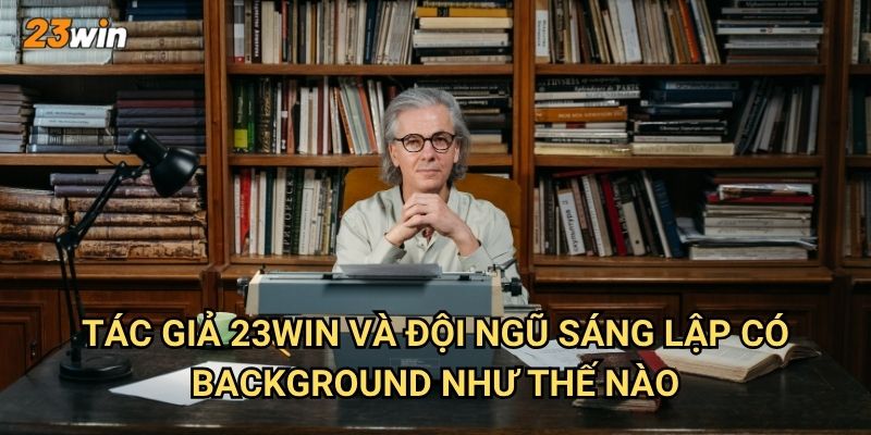 Tác giả 23win và đội ngũ sáng lập có background như thế nào?