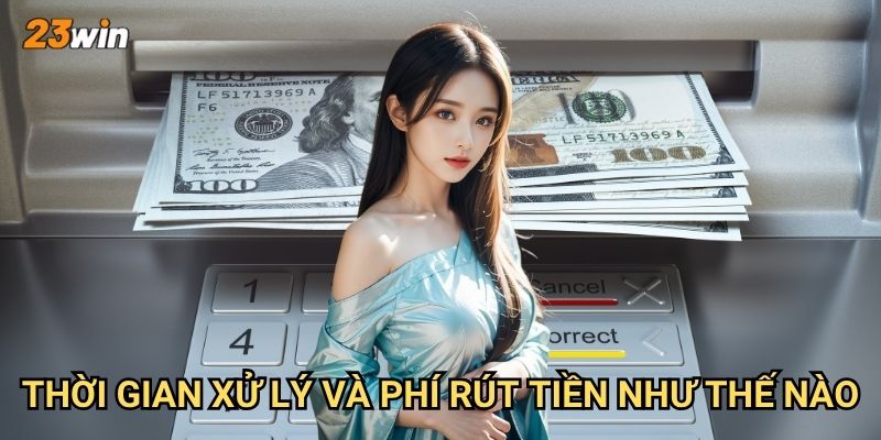 Rút tiền 23win có điều kiện gì và thực hiện ra sao? 3 Thời gian xử lý và phí rút tiền như thế nào?