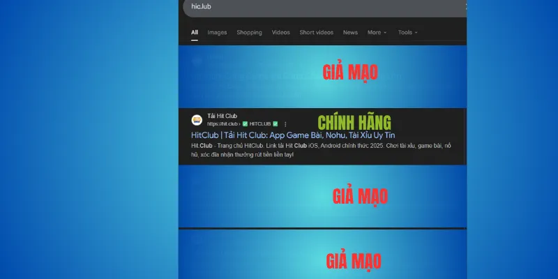 Hitclub thật – chỉ có hit.club là tên miền chính thức 3 Vì sao xuất hiện nhiều trang Hitclub giả
